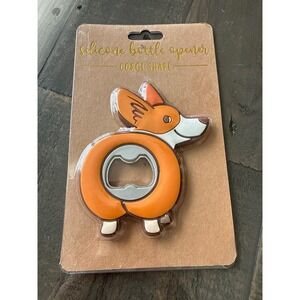 TMD Retail Corgi Butt Silicone Bottle Opener Orange White Novelty Dog Lover Gift